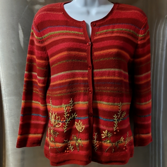 Talbot's Petites Button Sweater - Picture 1 of 4